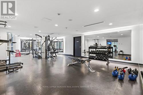1110 - 1940 Ironstone Drive, Burlington, ON - Indoor Photo Showing Gym Room