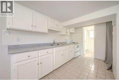 233 Elizabeth Street Unit# Lower, Guelph, ON - Indoor Photo Showing Kitchen With Double Sink