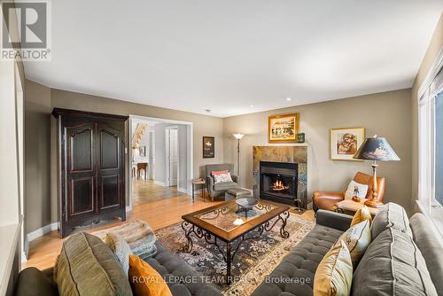 41 Civic Place, Ottawa, ON - Indoor Photo Showing Living Room With Fireplace