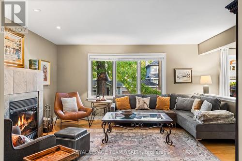 41 Civic Place, Ottawa, ON - Indoor Photo Showing Living Room With Fireplace