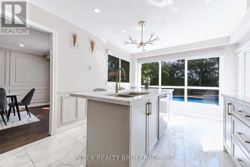 6101 Edenwood Drive, Mississauga, ON - Indoor Photo Showing Kitchen With Double Sink