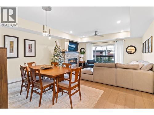 2161 Upper Sundance Drive Unit# 26, West Kelowna, BC - Indoor With Fireplace