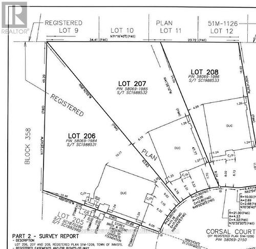 SURVEY - 1727 Corsal Court, Innisfil, ON - Other