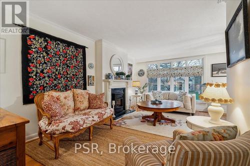 402 Willis Drive, Oakville, ON - Indoor Photo Showing Living Room With Fireplace