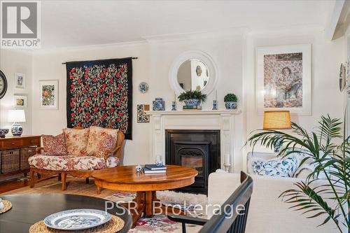 402 Willis Drive, Oakville, ON - Indoor Photo Showing Living Room With Fireplace