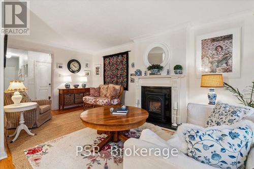 402 Willis Drive, Oakville, ON - Indoor Photo Showing Living Room With Fireplace