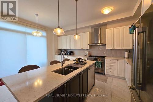 133 Marcel Brunnelle Drive, Whitby, ON - Indoor Photo Showing Kitchen With Double Sink