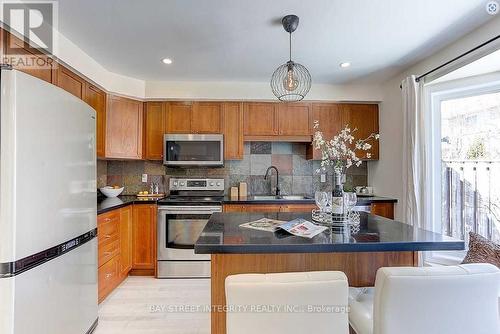 2221 Amberglen Court, Oakville, ON - Indoor Photo Showing Kitchen With Stainless Steel Kitchen With Double Sink