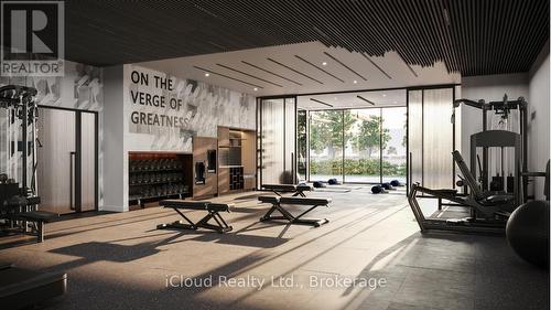 719 - 1037 The Queensway, Toronto, ON - Indoor Photo Showing Gym Room