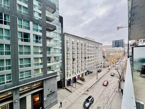 Balcony - 410-1155 Rue De La Montagne, Montréal (Ville-Marie), QC - Outdoor With Balcony