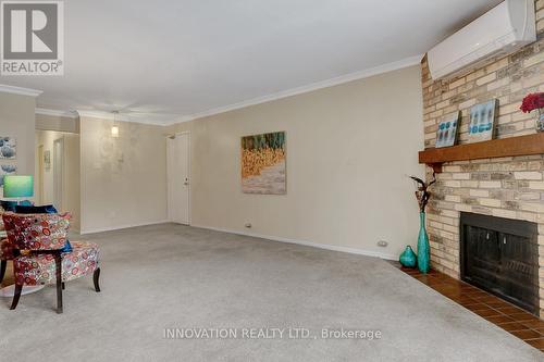 B - 216 Equestrian Drive, Ottawa, ON - Indoor Photo Showing Living Room With Fireplace