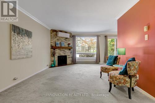 B - 216 Equestrian Drive, Ottawa, ON - Indoor With Fireplace