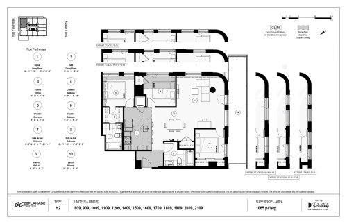 Plan (croquis) - 2109-2160 Rue Tansley, Montréal (Ville-Marie), QC - Other