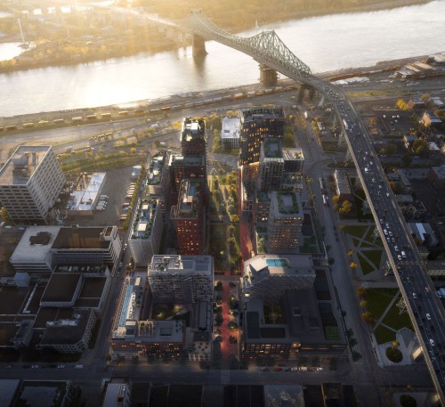 Aerial View - 402-2160 Rue Tansley, Montréal (Ville-Marie), QC - Outdoor