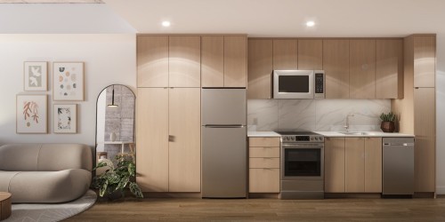 Cuisine - 324-2160 Rue Tansley, Montréal (Ville-Marie), QC - Indoor Photo Showing Kitchen