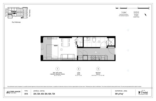 Plan (croquis) - 324-2160 Rue Tansley, Montréal (Ville-Marie), QC - Other