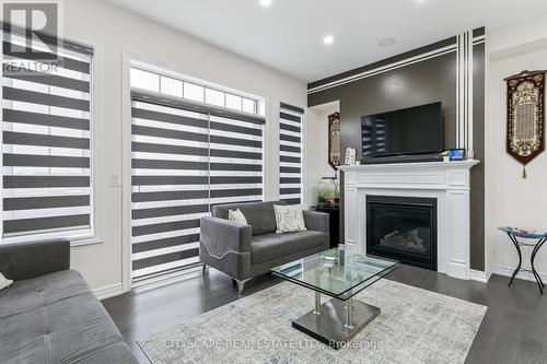 72 Finegan Circle, Brampton, ON - Indoor Photo Showing Living Room With Fireplace