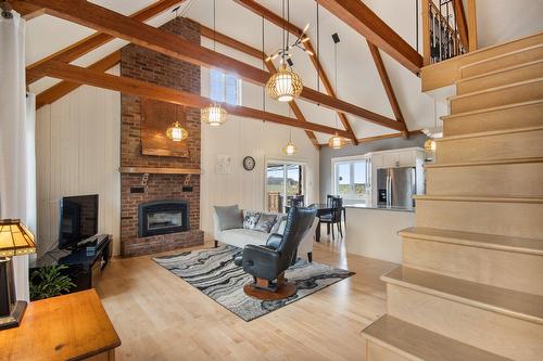 Living room - 480 Rue Brisebois, Saint-Jean-Sur-Richelieu, QC - Indoor Photo Showing Other Room With Fireplace