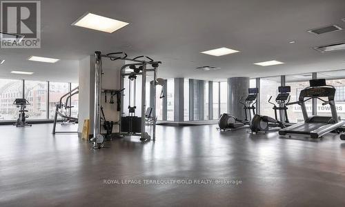 2405 - 4011 Brickstone Mews, Mississauga, ON - Indoor Photo Showing Gym Room