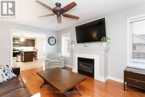 8 Horton Place, Kawartha Lakes (Lindsay), ON - Indoor Photo Showing Living Room With Fireplace