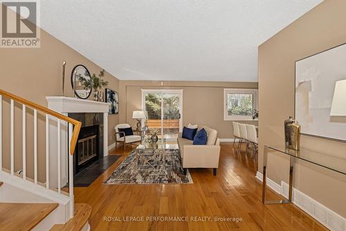 46 Otten Drive, Ottawa, ON - Indoor Photo Showing Living Room With Fireplace