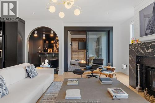 1680 Orford Road Unit# 16, Lasalle, ON - Indoor Photo Showing Other Room With Fireplace