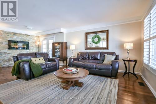 3 Marwendy Drive, Barrie, ON - Indoor Photo Showing Living Room With Fireplace