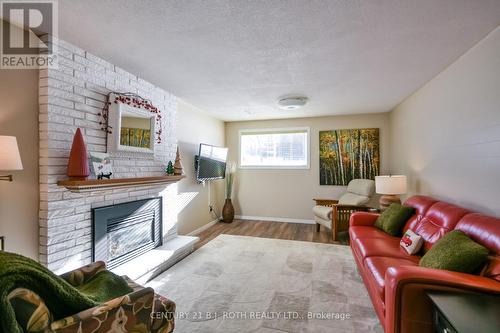 3 Marwendy Drive, Barrie, ON - Indoor Photo Showing Living Room With Fireplace