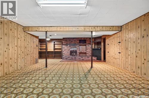1113 Vaughan Street, Moose Jaw, SK - Indoor Photo Showing Other Room With Fireplace
