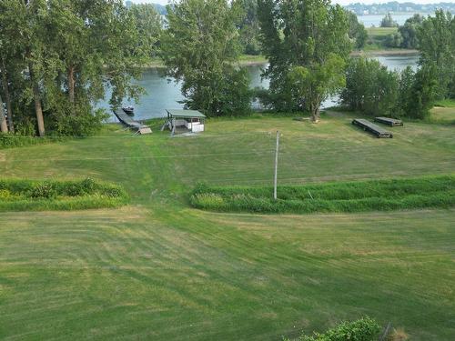 Photo aérienne - 96Z Ch. De La Chapelle, Saint-Sulpice, QC - Outdoor With Body Of Water With View
