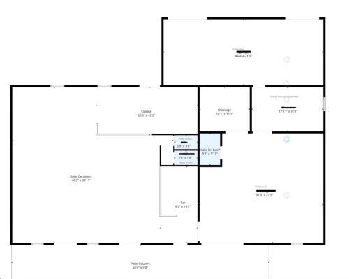 Plan (croquis) - 7100Z 7E Rang, Drummondville, QC 