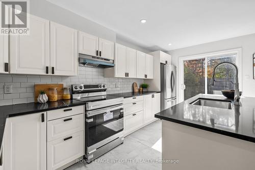 Kitchen with quartz counters - 83 Saddle Crescent, Ottawa, ON - Indoor Photo Showing Kitchen With Stainless Steel Kitchen With Upgraded Kitchen