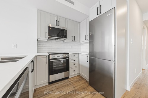204-555 Sanatorium Road, Hamilton, ON - Indoor Photo Showing Kitchen With Stainless Steel Kitchen With Double Sink With Upgraded Kitchen