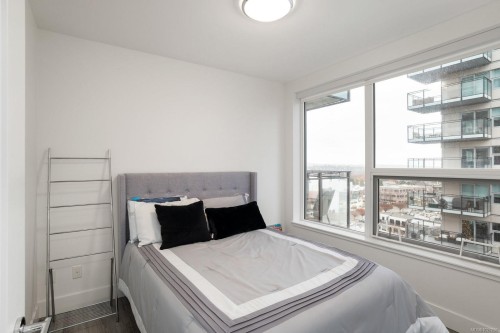 1408-777 Herald St, Victoria, BC - Indoor Photo Showing Bedroom