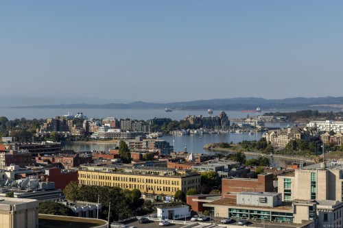 1408-777 Herald St, Victoria, BC - Outdoor With Body Of Water With View