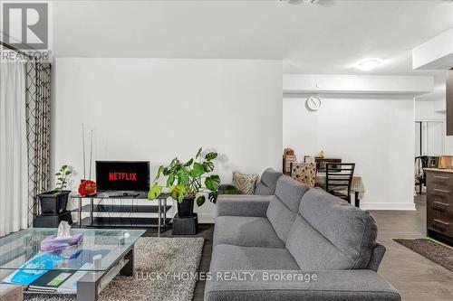317 - 2550 Simcoe Street, Oshawa, ON - Indoor Photo Showing Living Room With Fireplace