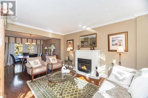 30 Starling Court, Brampton, ON - Indoor Photo Showing Living Room With Fireplace