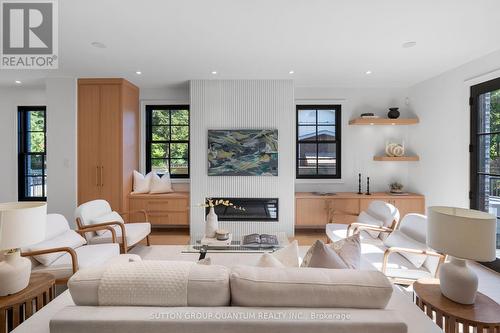 78 Trafalgar Road, Oakville, ON - Indoor Photo Showing Other Room With Fireplace