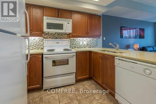 709 - 134 York Street, Ottawa, ON - Indoor Photo Showing Kitchen With Double Sink