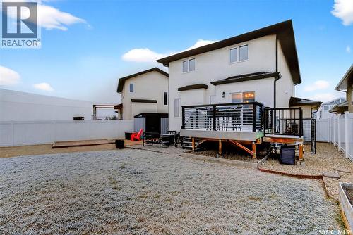 5669 Glide Crescent, Regina, SK - Outdoor With Deck Patio Veranda