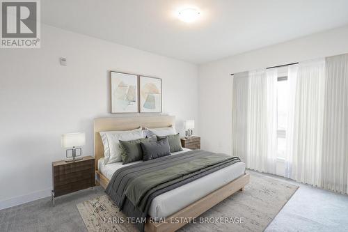 Digitally Staged - 411 - 8 Culinary Lane, Barrie, ON - Indoor Photo Showing Bedroom