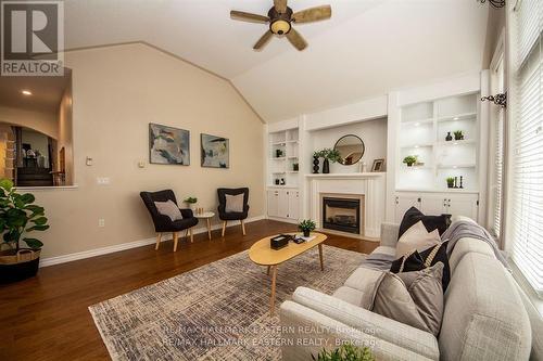 1568 Ireland Drive, Peterborough (Monaghan Ward 2), ON - Indoor Photo Showing Living Room With Fireplace