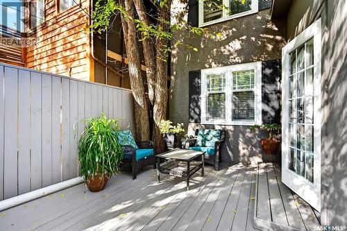 3423 Victoria Avenue, Regina, SK - Outdoor With Deck Patio Veranda With Exterior