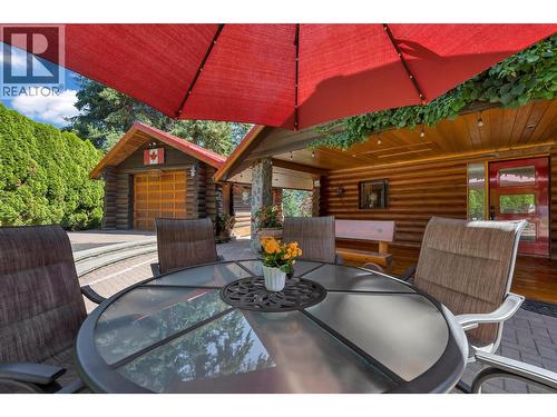 Relax on the patio - 2726 Tranquil Place, Blind Bay, BC - Outdoor With Deck Patio Veranda With Exterior