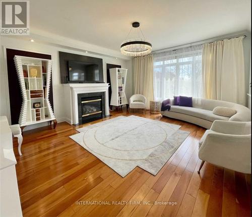 12 Sachet Drive, Richmond Hill, ON - Indoor Photo Showing Living Room With Fireplace