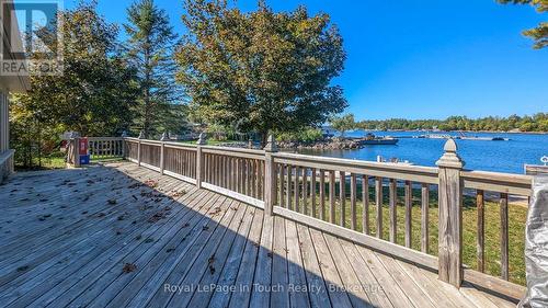 2849 Honey Harbour Road, Georgian Bay (Baxter), ON - Outdoor With Body Of Water With Deck Patio Veranda
