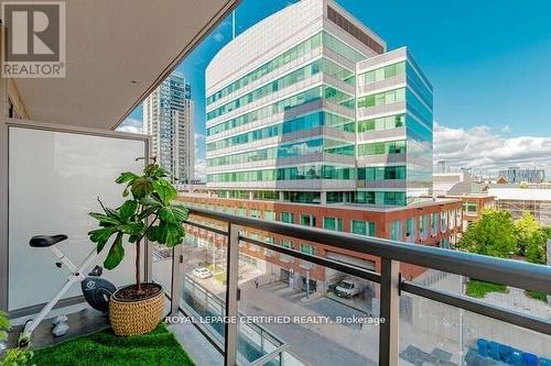 401 - 85 Duke Street W, Kitchener, ON - Outdoor With Balcony