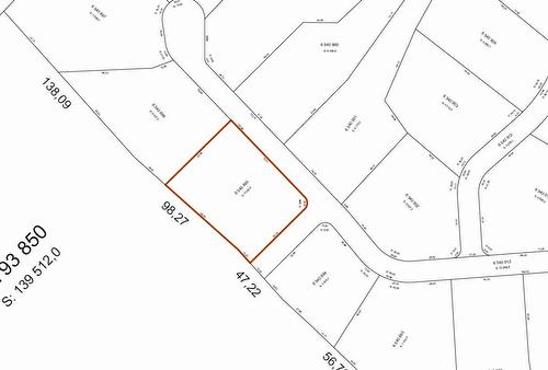 Plan (croquis) - Ch. Des Marcheurs, Saint-Sauveur, QC 