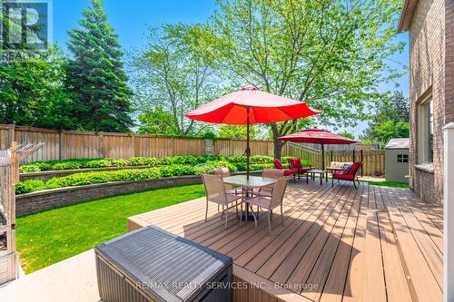 8 Inwood Place, Brampton, ON - Outdoor With Deck Patio Veranda With Backyard