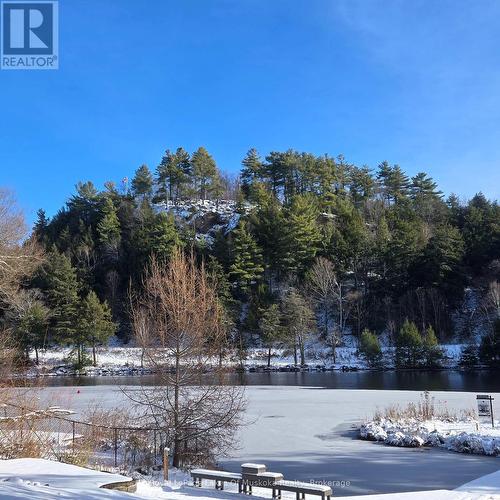 Winter view of The Lookout from your yard. - 9 Mountview Avenue, Huntsville (Chaffey), ON - Outdoor With View
